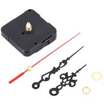 Ej.life - Gistuch Mécanisme de bricolage noir pièces de mouvement d'horloge à Quartz Kit d'outils de réparation de remplacement