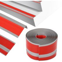 Nez de marche profilé d'escalier, pvc, adhésif et antidérapant, bande de bordure, 52.5cm - Ej.life