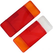 Ej.life - Paire de botier de feu arrière de camion couvercle gauche droit rouge Orange blanc remplacement pour Iveco Eurocargo Daily