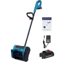 Ej.life - Pelle à neige sans fil, 21 v, souffleuse à neige sans fil 4 Ah, souffleuse à neige avec batterie & Chargeur