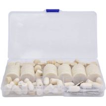 Polierschwamm für Wolle Polierschwabbelscheibe mit Verbindungsschaft Dorn Zubehör Zum Polieren Schleifen - Ej.life