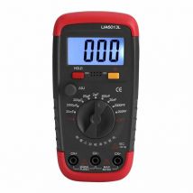 Ej.life - Professionnel Capacimetre, Testeur de numérique condensateur 0,1 pF - 20000uF avec capacimètre avec rétroéclairage lcd et veste de