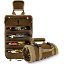 Ej.life - Sac à outils enroulable - Petit sac à outils avec poches détachables, organiseur à outils robuste et enroulable - Kit de rangement pour