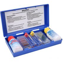 Sjlerst - Ej.Life Schwimmbecken-Wasser-Testbox, PH-Chlor-Wasserqualitäts-Testkit Schwimmbecken-Tester Wassertestbox Professioneller