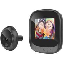 Ej.life - Sonnette de Porte Vidéo Intelligent, 2.4' tft Moniteur Numérique 90° Grand Angle Vision Judas de Surveillance Caméra de Sécurité pour la