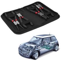 Ej.life - Sprengringzangen Satz, 7inch Sicherungsring Zangen internes externes verbogenes gerades Sicherungsring Zangen Werkzeug für