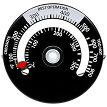 Termometro Magnetico Per Stufa A Legna, Termometro Per Stufa A Legna, Termometro Per Tubo Della Stufa, Indicatore Di Temperatura Del Forno A Legna - 
