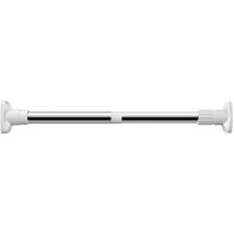 Tringle à Rideau Télescopique 5080cm Set Barre Rideau Extensible sans Perçage Tringles à Rideaux à Tension de Ressort pour Cuisine, Salle de Bain,