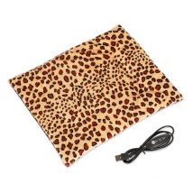 Usb Tapis Chauffant pour Animaux avec Contrôleur à 3 Étapes, Tapis Chauffant pour Chien Chat, 37×47cm - Ej.life