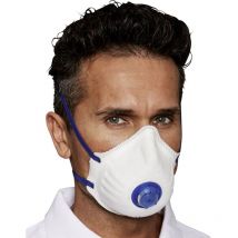 Ekastu Mandil 414 214 Mascherina antipolvere con valvola FFP2 d 12 pz. en 149:2001 din 149:2001