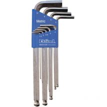 Eklind REK13709 Bright Ball Hex L-Key Set Metric 9-KEYS