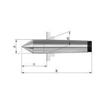 Rohm - Rincóns duros, tipo 665, punta llena, mk : 5, a 44,7 mm, b 200 mm, d1 : 44,399 mm, l1 : 70,5