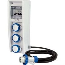 Fanton - Cuadro de distribución Ulisse con tomas cee e interruptores diferenciales 74300