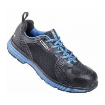 Baak - El zapato de seguridad cromado es de tamaño 41 negro / azul S1P src esd en iso 20345 material