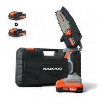 Daewoo - Elagueuse sans fil 18V avec 2 batteries et chargeur, lame 8 cm DALMCH18-1 kitb