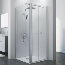 ELANA 8 Paroi fixe gauche pour porte battante Dimensions paroi fixe: 100 cm