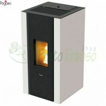 Pegaso - Elane - Stufa a pellet da 8.5 Kw bianca