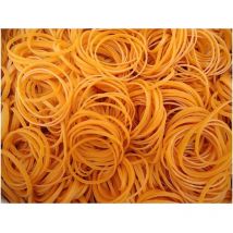 Elastici in gomma gialla d20 x16 mm cancelleria cipolle