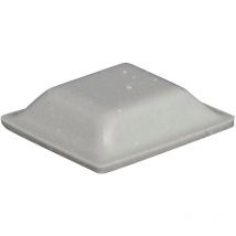 PD2127G Gerätefuß selbstklebend, quadratisch Grau (l x b x h) 12.7 x 12.7 x 3.1 mm 1 St. - Toolcraft