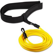 Elastique de Nage Piscine Réglable, 4M Ceinture de Natation Résistance, Elastique Natation Enfants Adultes Professionnels, Ceinture de Nage,
