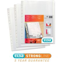 Elba Elba Multi Punched Expanding Pocket Polypropylene A4 120 Micron Top Opening