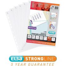Elba - Quick In Multi Punched Pocket Polypropylene A4 75 Micron Top Opening c