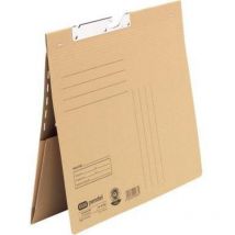 Pendelhefter din A4 230g/m² kaufmännische Heftung mit Organisationsaufdruck Manilakarton naturbraun
