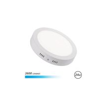 Elbat downlight da parete a led 24w 2600lm - forma circolare 305mm - 6500k luce fredda
