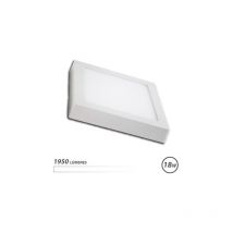 Elbat led wall downlight 18w 1950lm - forme carrée 225mm - 4000k lumière blanche