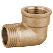 Gomito mf in ottone giallo IBP Misura: 2'