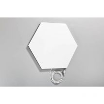 Elbo-therm - Hexagon 6-Eck Infrarotheizung Wandheizung Heizpaneel 500 Watt Weiss