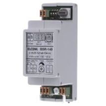 Elcom Schaltrelais BSR-140 für Hutschienenmontage – 2 TE – Bus-System – Lichtsteuerung – Türöffner – Komfort-Innenstation
