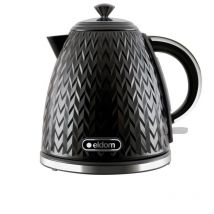 Eldom - Bouilloire nela, capacité 1,7 l, puissance 2000 w, noire