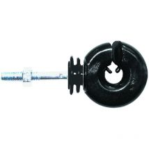 Ringisolator M6 - für Metallpfähle - 25 Stück - Electra