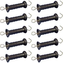 Torgriff Super für Weidezäune - offen, schwarz - 10 Stück - Electra