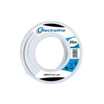 Multicore-kabel h05vv-f Electraline 2g1mm2 20m weiß - 11425