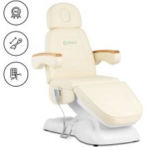 Physa - Electric Beauty Bed - 150 kg - cream Massage bed Massage chair