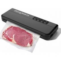 Electric Food Vacuum Sealer Machine 360W Dry and Moist Food Vacuum Sealer -60 kpa with Pulse Function Included 10 pcs Vacuum Bags for Meat Vegetables