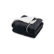 Electric Heated Blanket Soft Sherpa Fleece Blanket w/ 10 Heat Levels