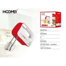 Trade Shop Traesio - Trade Shop - elektrischer rührer 3 stufen 200 watt hoomei HM-6840 -