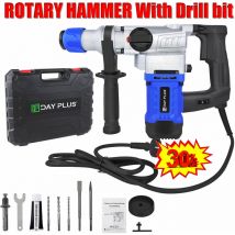 Electric Rotary Jack Hammer Drill Demolition Breaker SDS Plus Chisel Concrete