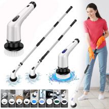 Dayplus - Electric Scrubtastic Rechargeable Cordless Spin Scrubber 9 Head Car Cleaning Mop