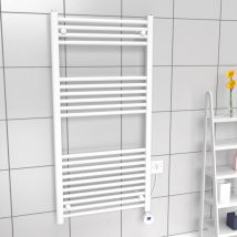 Lux Heat - Electric Towel Radiator - White - 1200 mm x 600 mm