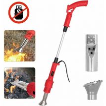 Electric Weed Burner, Weed Burner with Nozzle - Burn Weeds and Charcoal 2 in 1 Thermal Weed Stick, Up to 650°C Powerful Weed Control Tool