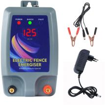 Electrificateur, conducteur et isolateur de clôture Clôture électrique pour bétail, Animaux, électrifica de clôture, Haute Puissance, 3 Modes