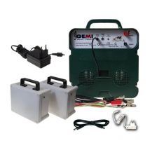 Gemi Elettronica - electrificateur 12 v De Clôture Électrique Batterie Clôture Électrifiée 5 Km Extrafort + 2 Piles Rechargeables B/12 Pour Animaux