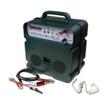 Gemi Elettronica - electrificateur De Clôture Électrique 5 Km Double Alimentation (Batterie)12V / 220V Clôture Électrifiée B/12 Extrafort Pour