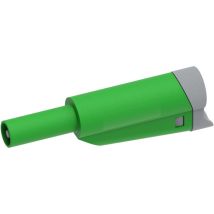 Electro Pjp - 1076-CD1-V Laborstecker Stecker, gerade Stift-Ø: 4 mm Grün 1 St.