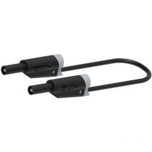 Electro PJP 2710-IEC-CD1-50N Messleitung Lamellenstecker 4 mm Lamellenstecker 4 mm 50 cm Schwarz 1 S