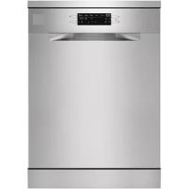 Rex – Lave-vaisselle 14 couverts – Acier inoxydable gris – Technologie AirDry – Silencieux 46 dB – Classe énergétique E
